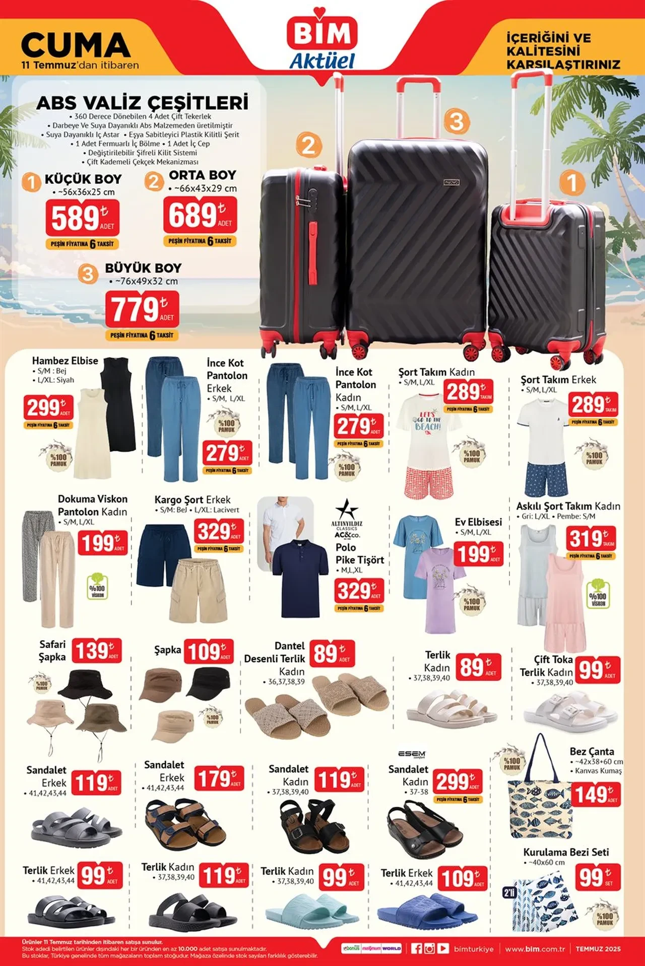 BİM Aktüel 11 Temmuz kataloğu: Ankastre set, dondurucu, klima... Hepsi bu hafta raflarda!