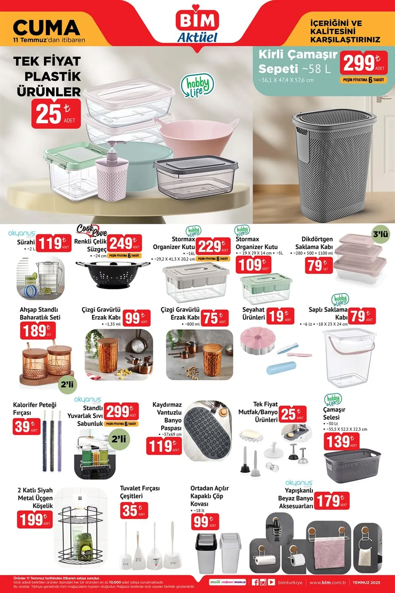 BİM Aktüel 11 Temmuz kataloğu: Ankastre set, dondurucu, klima... Hepsi bu hafta raflarda!