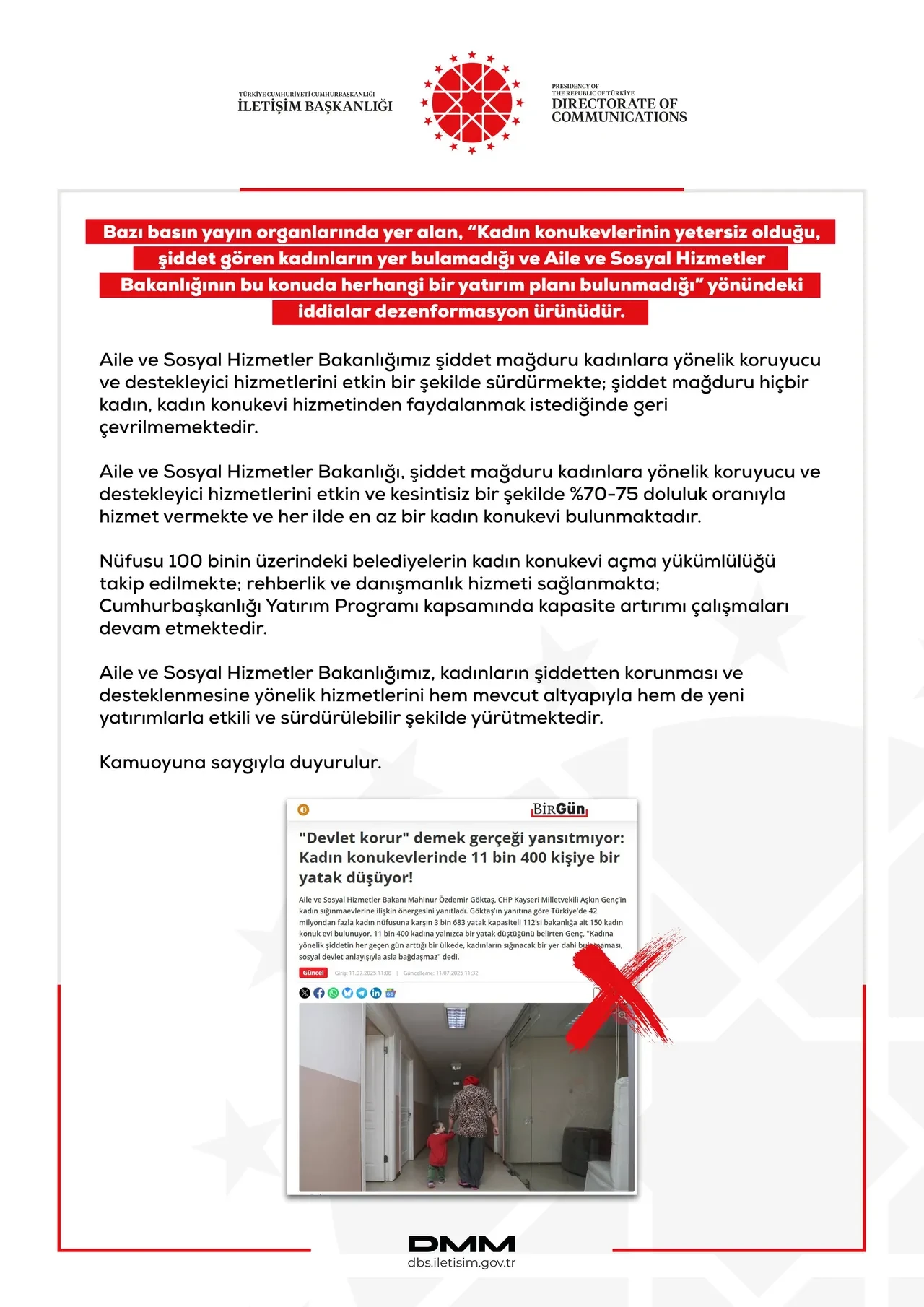 CHP'den 'kadın konukevleri yetersiz' iddiası! DMM doluluk oranını açıklayarak cevap verdi