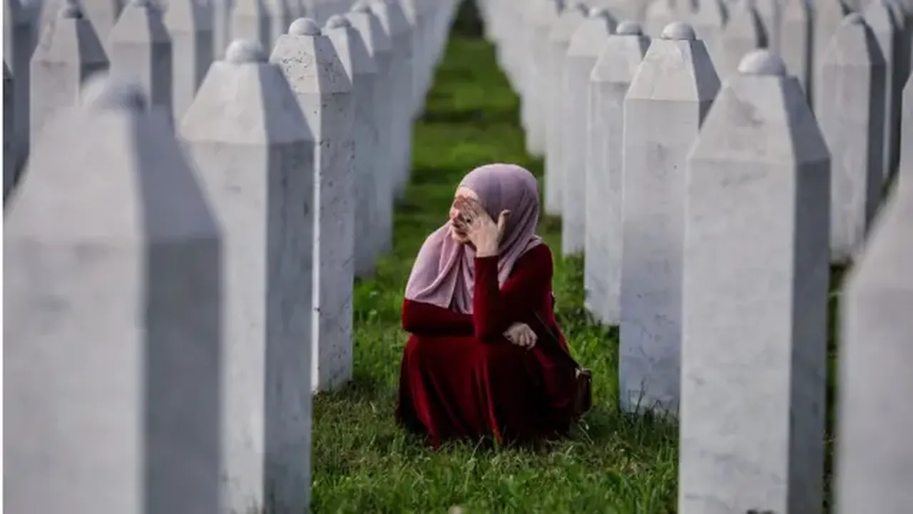 Cumhurbaşkanı Erdoğan'dan Srebrenitsa mesajı! 'Kara bir leke'