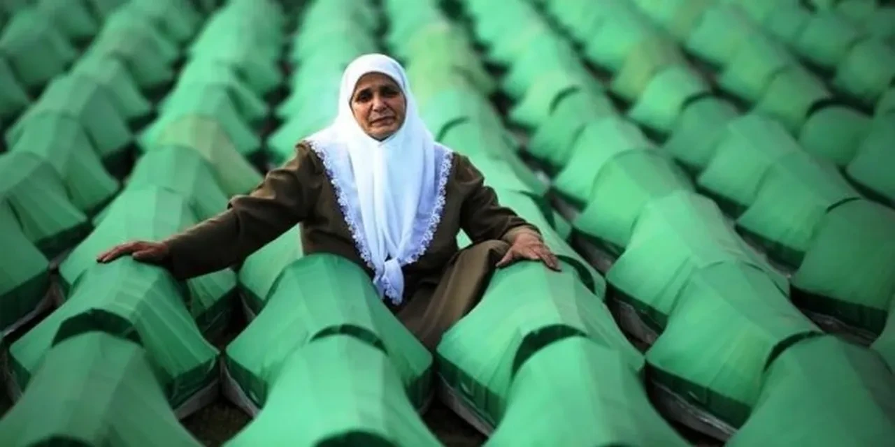 Cumhurbaşkanı Erdoğan'dan Srebrenitsa mesajı! 'Kara bir leke'