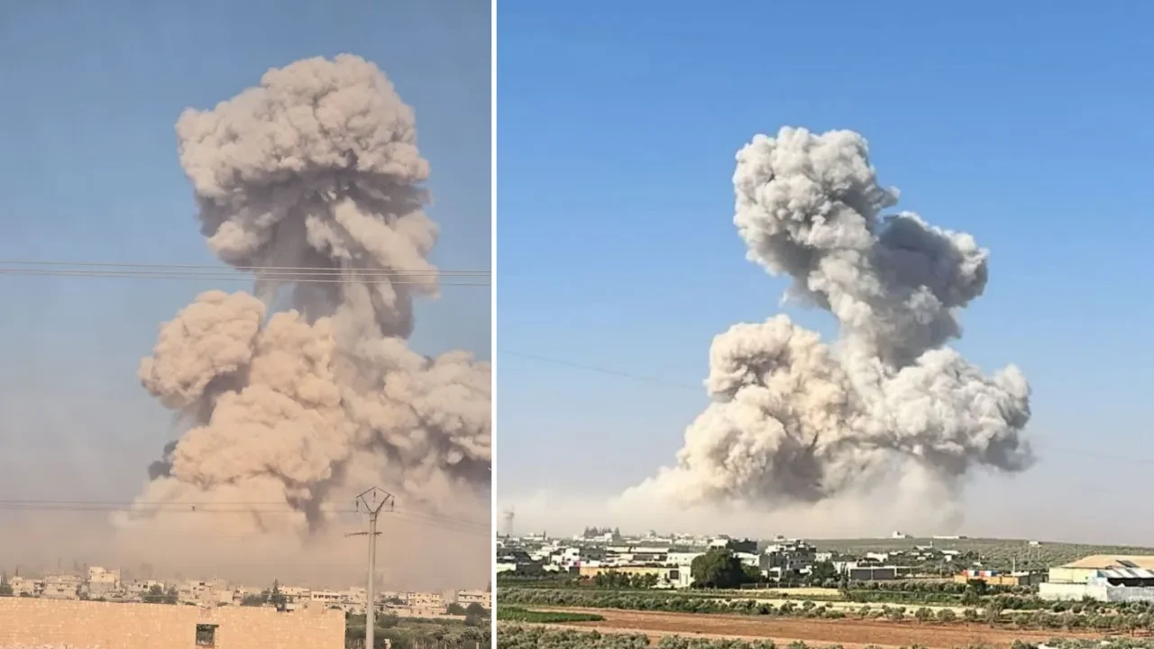 Suriye'nin Halep kentinde patlama! Askeri karargah havaya uçtu