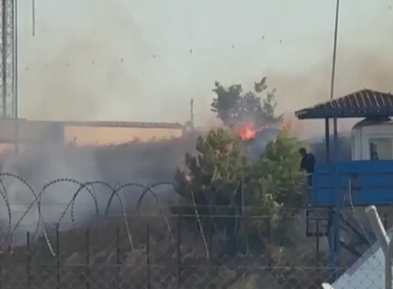 Atatürk Havalimanı'nda yangın çıktı!