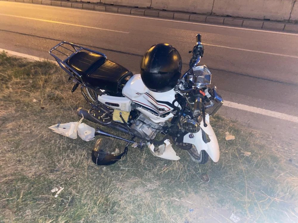 Samsun, Kavak'ta motosiklet kazasında bir kişi yaralandı