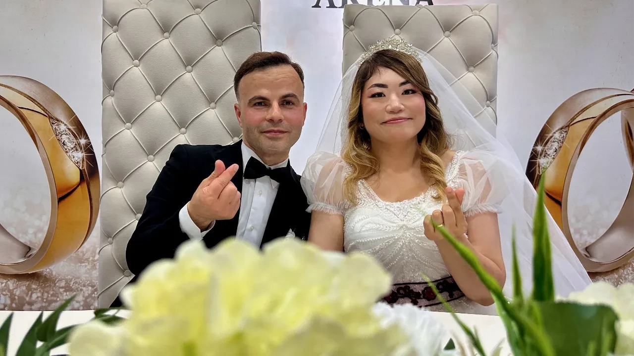 İş için gittiği Japonya'da aşık oldu: Düzce'de evlendi
