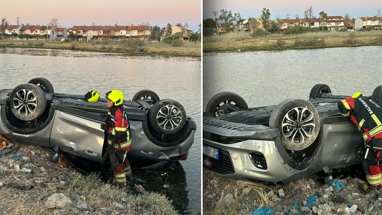Balıkesir'de esrarengiz kaza! Görünce şoke oldular: Sürücü kayıp 