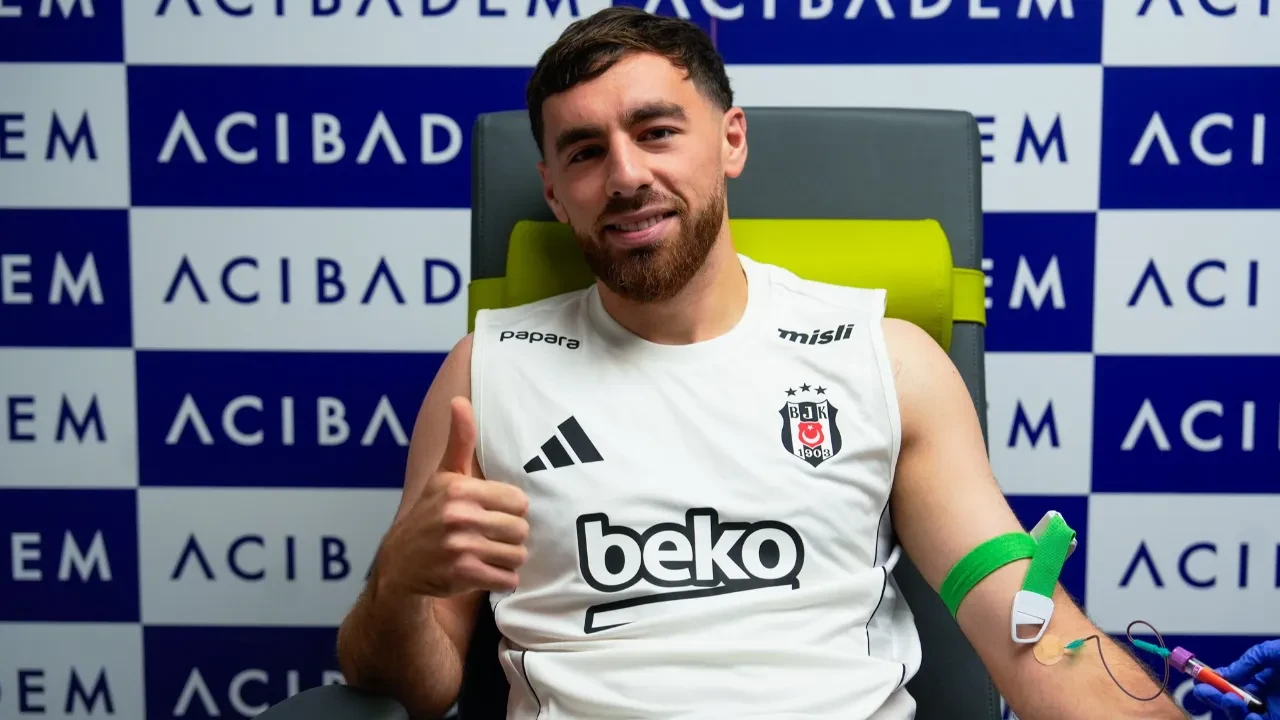 Beşiktaş'ın yeni transferi Orkun Kökçü sağlık kontrolünden geçti
