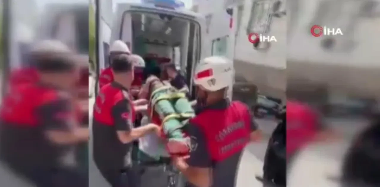 Epilepsi nöbeti geçirdi, 4’üncü kattan zemine çakıldı