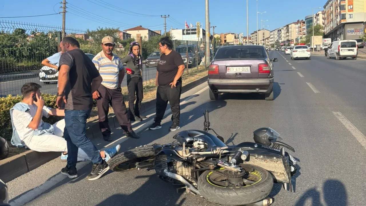 Ereğli’de motosiklet kazası: 1 yaralı