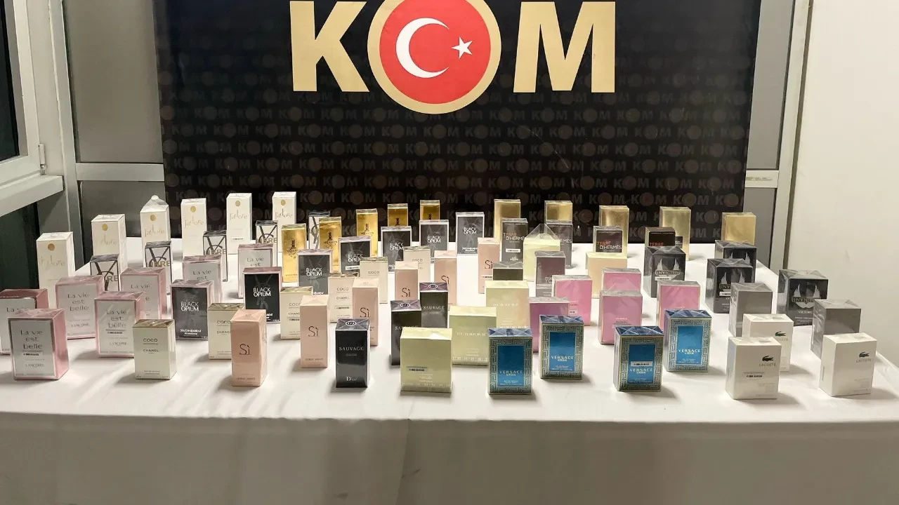 Kütahya'da kaçak parfüm operasyonu