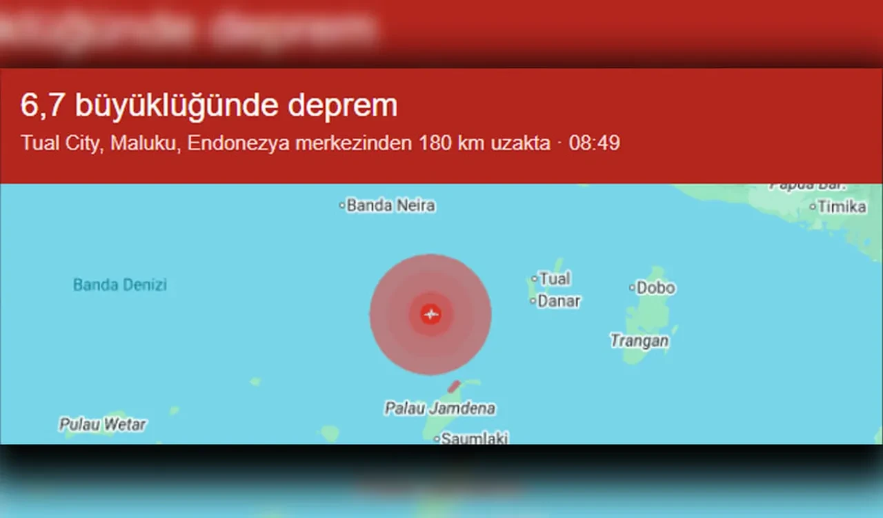 Endonezya şiddetli depremle sarsıldı