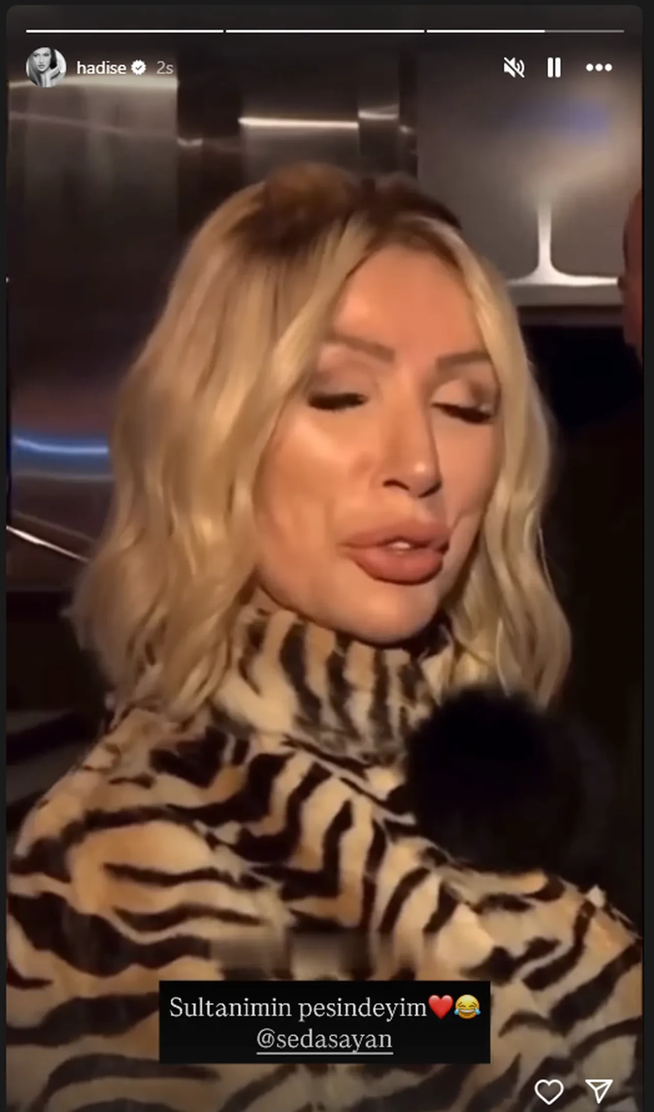 Hadise kendisini eleştirenlere Seda Sayan'ın videosuyla cevap verdi