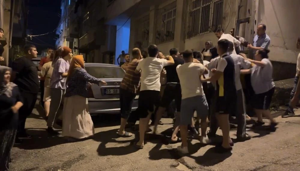 Samsun'da park yeri kavgası sokağı karıştırdı!