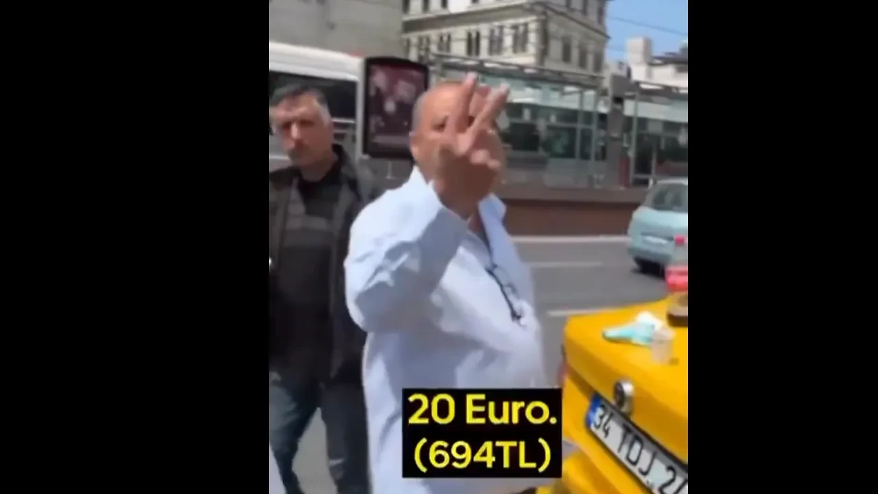 Sarı bela yine sahnede! Turist saniye saniye kaydetti: 120 liralık yola istediği rakam şoke etti 