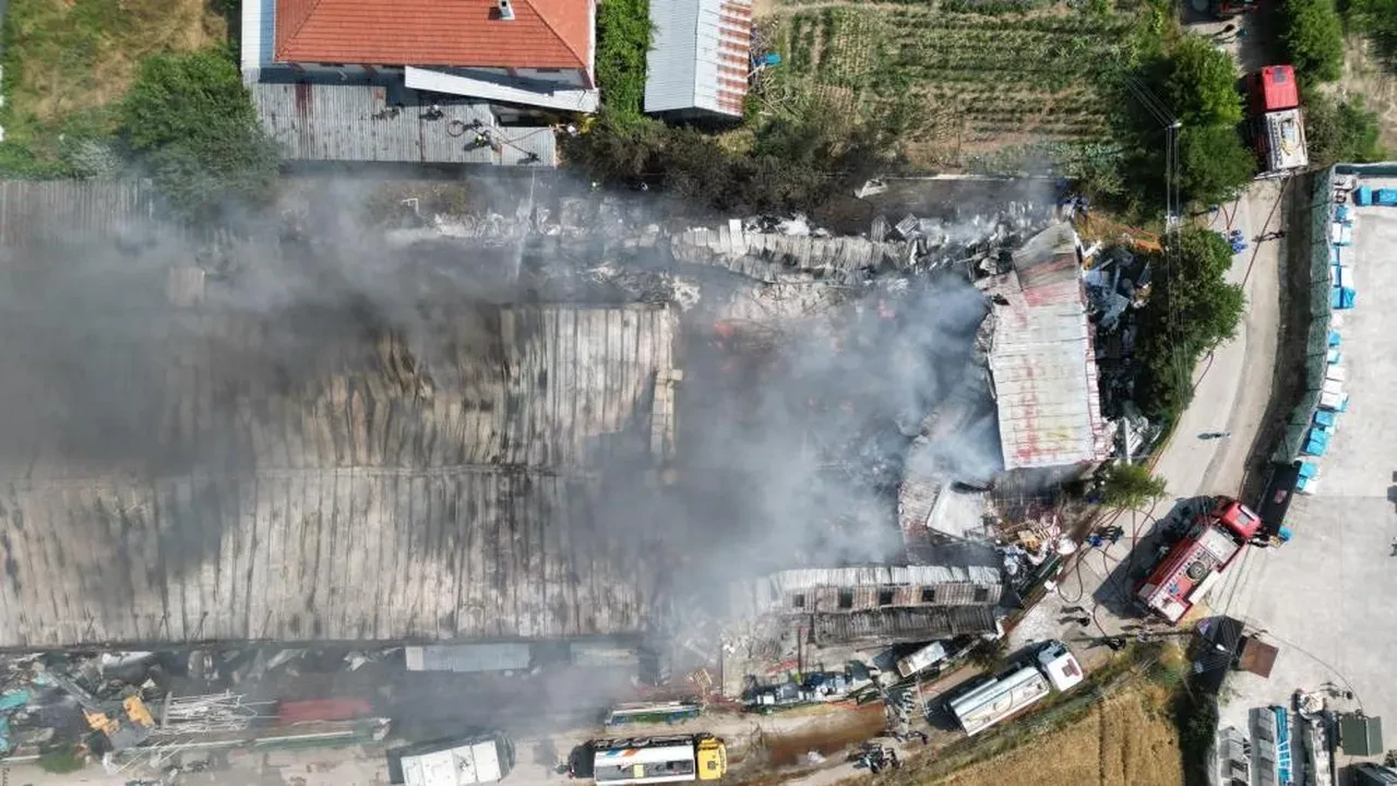 Bolu’daki fabrika yangını kontrol altına alındı