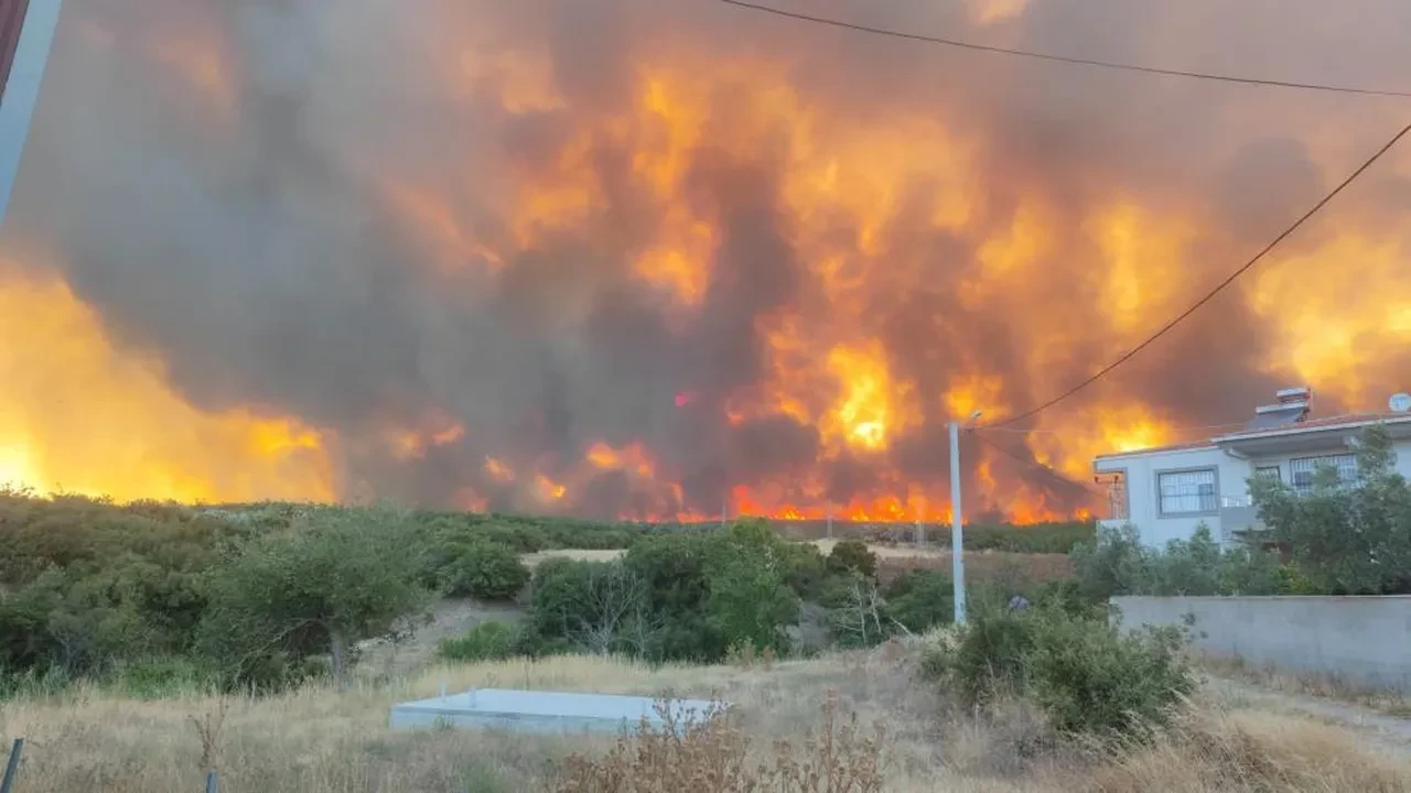 Çanakkale ve Tekirdağ'da korkutan yangın! Evler küle döndü, hayvanlar öldü, köylüler sinir krizi geçirdi