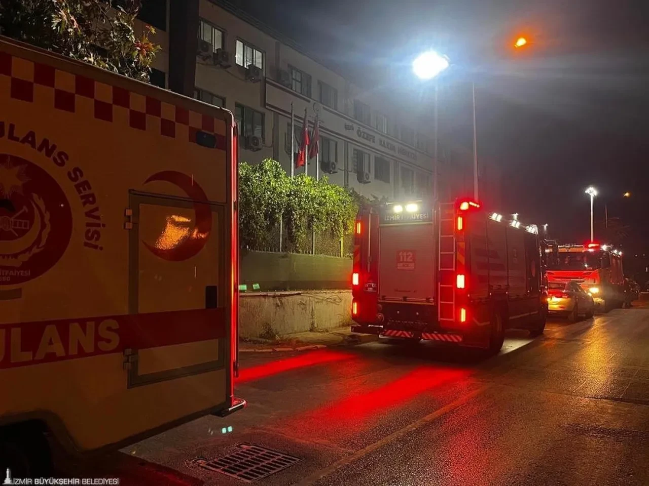 Engelli bakımevinde korkutan yangın! 100 vatandaş tahliye edildi