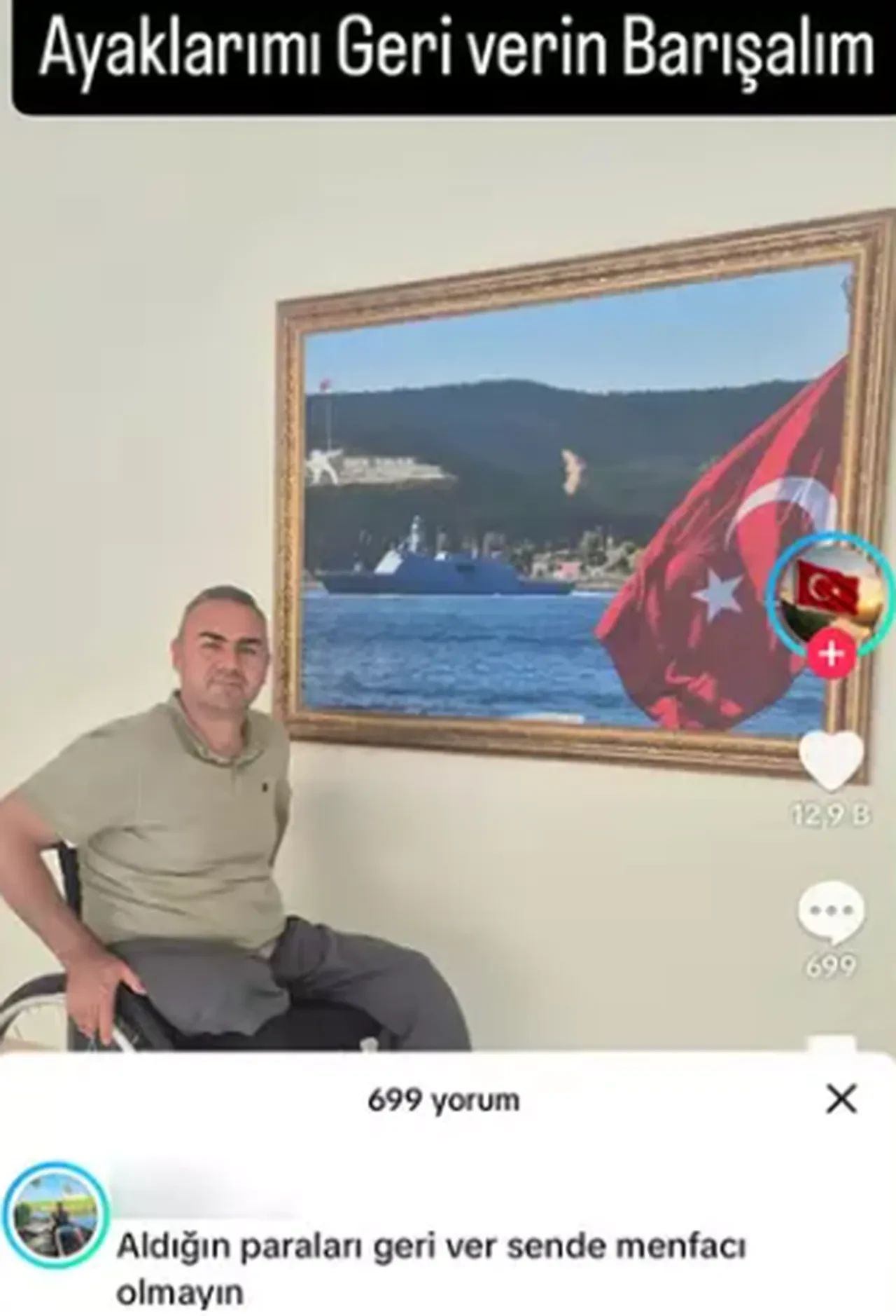 Gaziye sosyal medyadan çirkin hareket! Gözaltına alındı