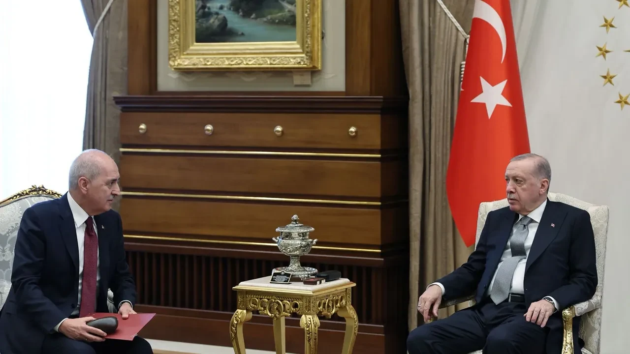 Cumhurbaşkanı Erdoğan, Numan Kurtulmuş'u kabul etti