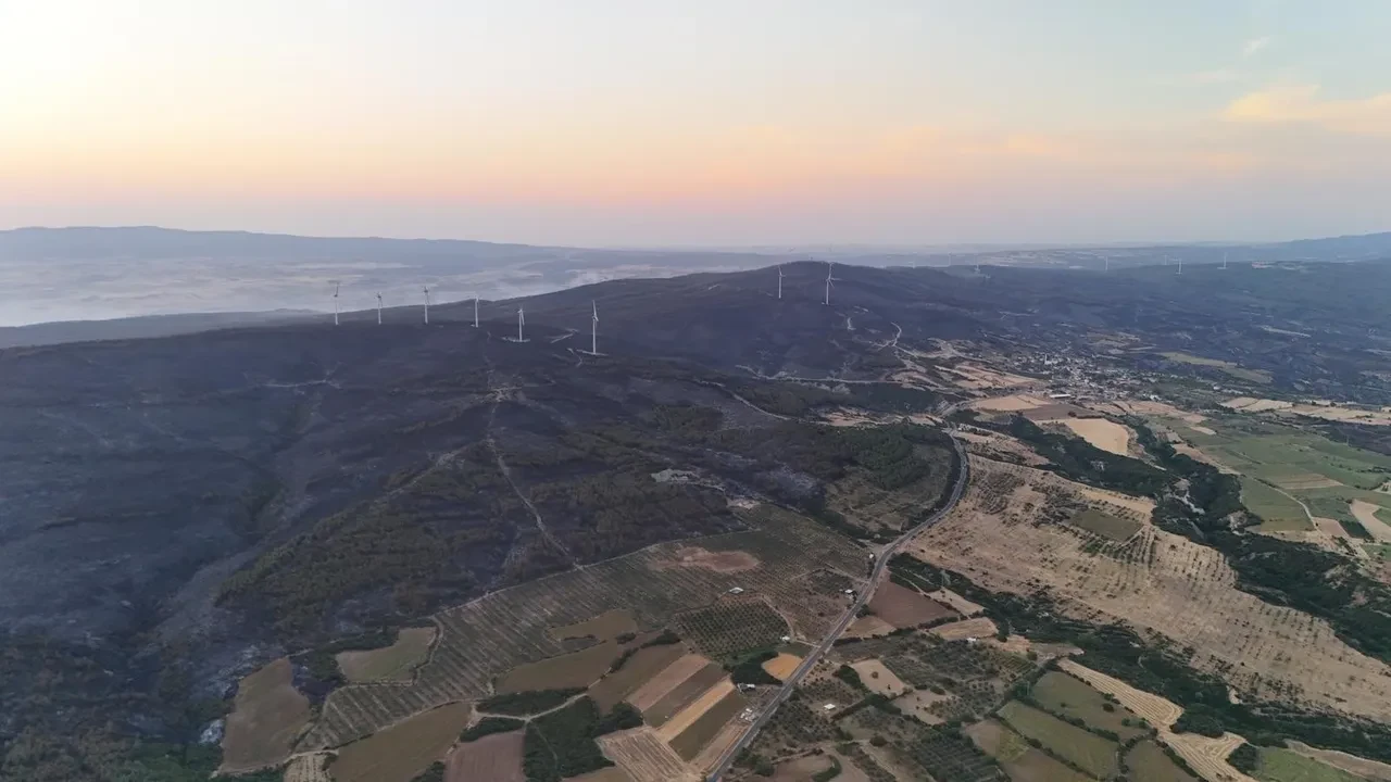 Şarköy orman yangını söndürüldü mü son dakika? Tekirdağ orman yangınında son durum