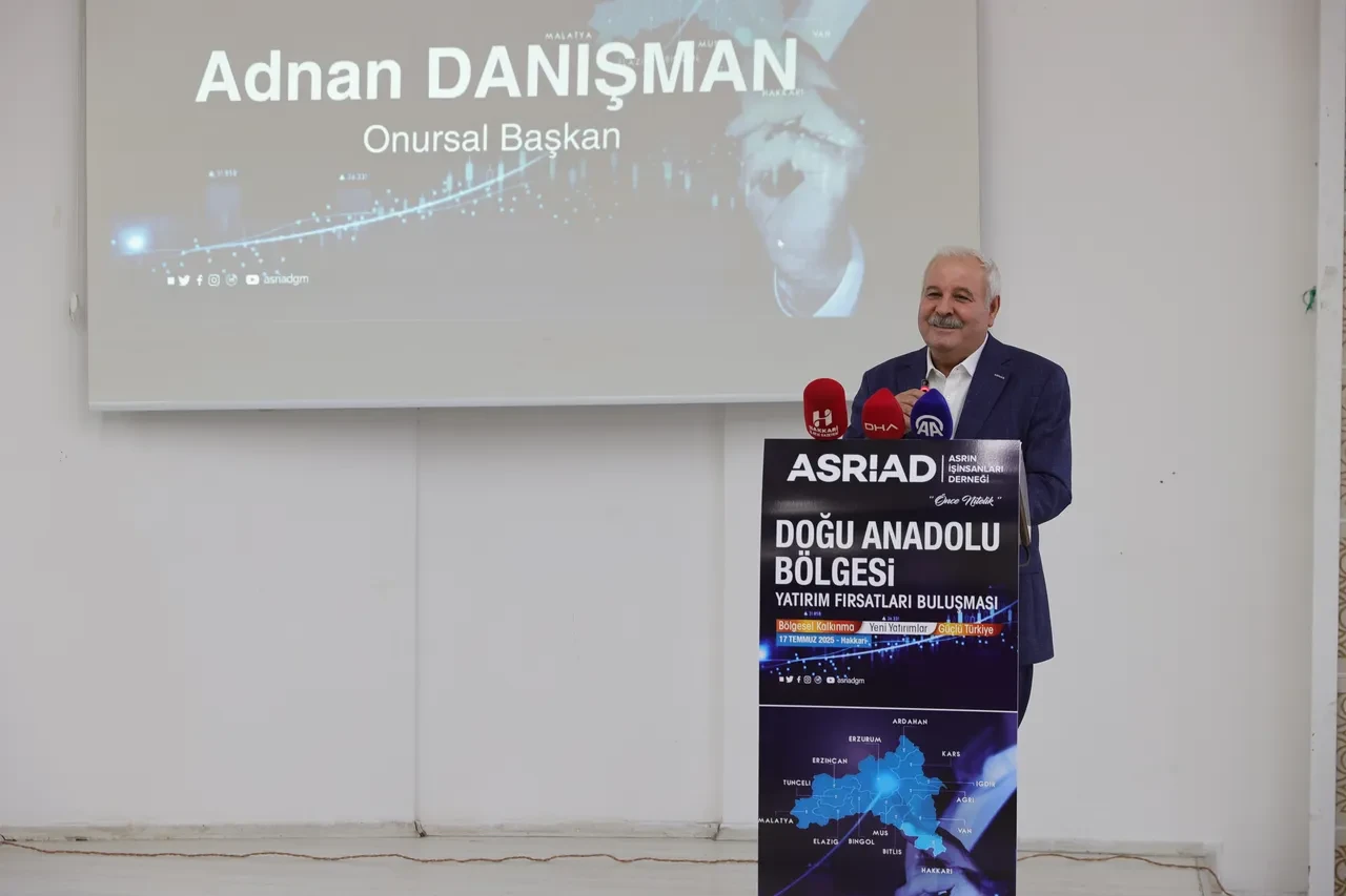 ASRİAD'ın "Doğu Anadolu Yatırım Fırsatları Buluşması" Hakkari'de düzenlendi