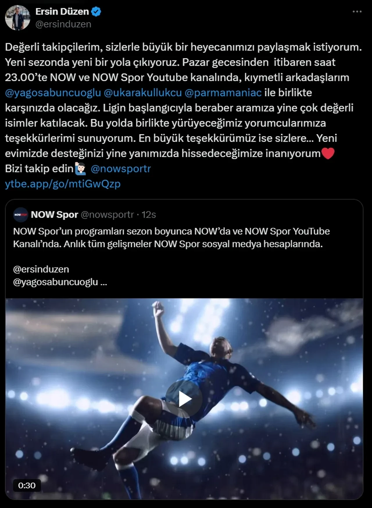 NOW Spor ne zaman başlıyor? Yorumcu kadrosu belli oldu