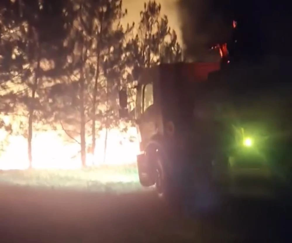 Bolu’da çıkan yangın ormana sıçramadan son anda söndürüldü