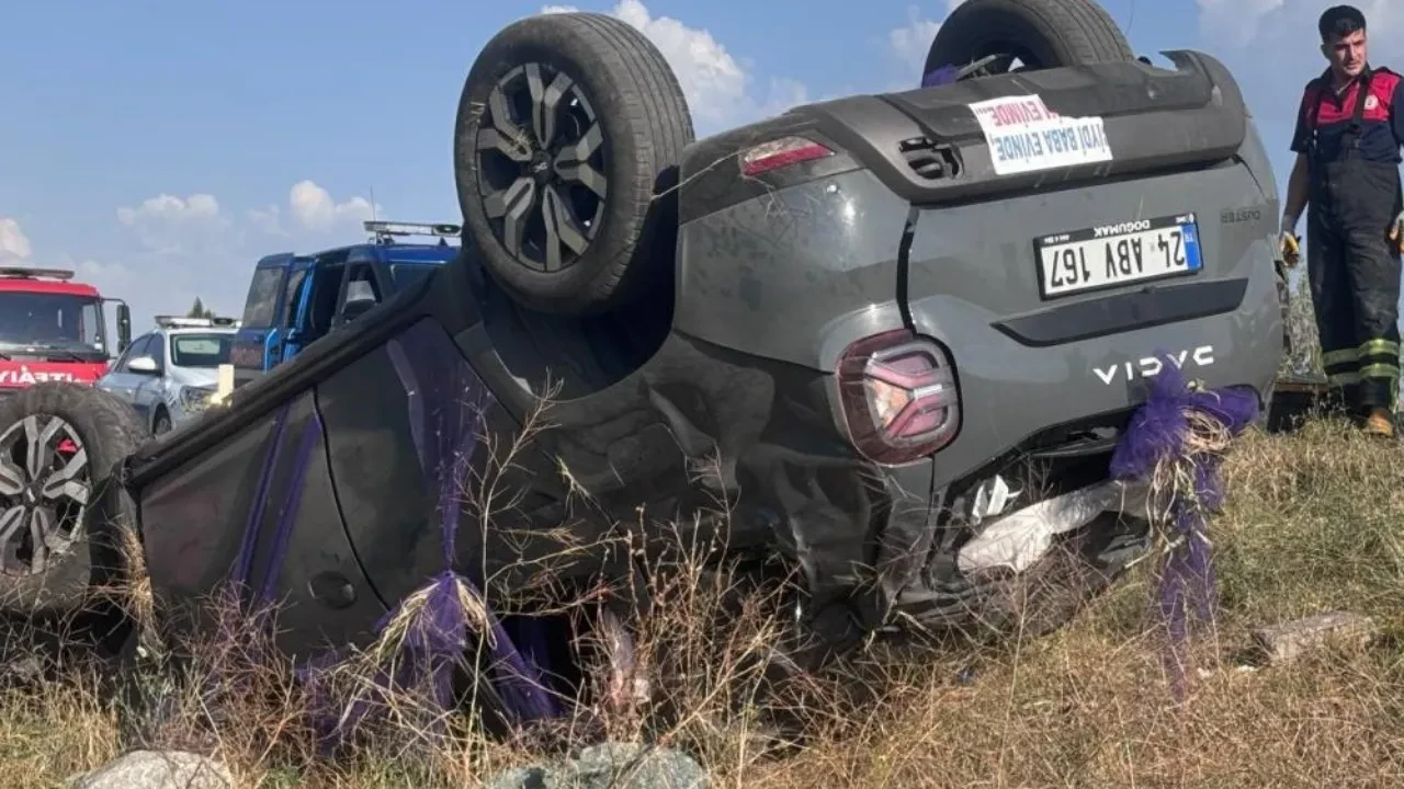 Nişan dönüşü feci kaza: 1 ölü, 4 yaralı