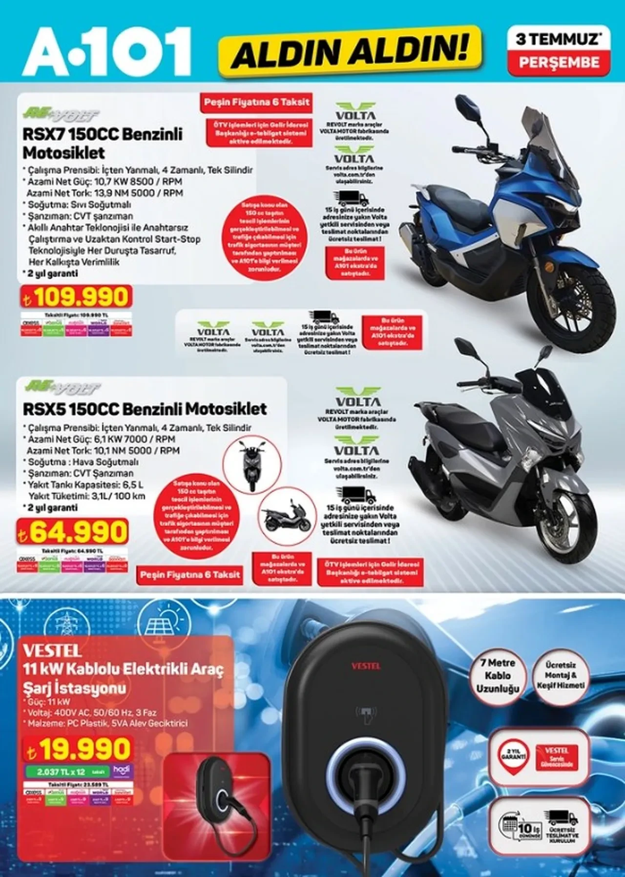 A101 aktüel kataloğu: 3 Temmuz indirimli ürünlerde araç şarj istasyonu, havuz hoparlörü ve USB fan