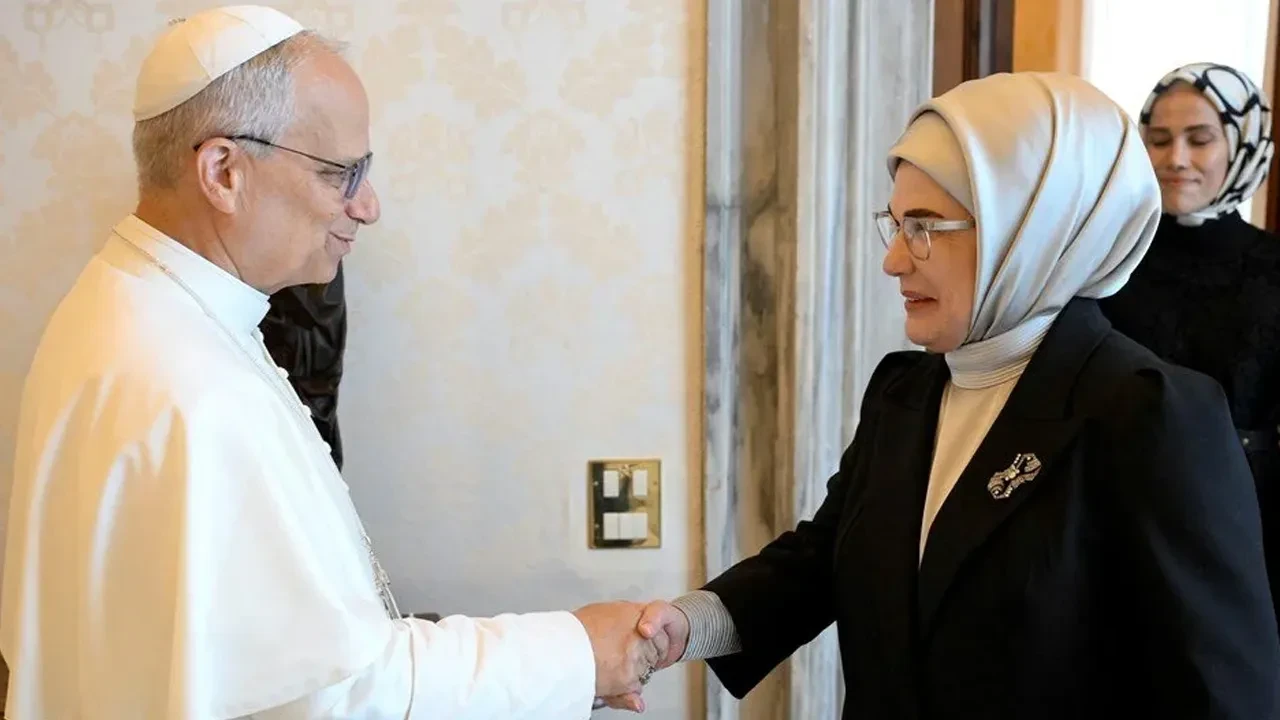 Emine Erdoğan, Papa Leo ile görüştü 