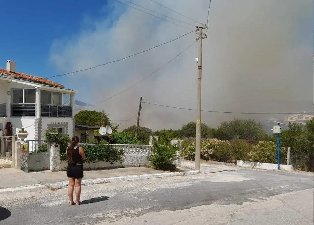 İzmir'de yangın büyüdü: Yerleşim yerleri tahliye ediliyor! Yangının çıkış sebebine ilişkin açıklama
