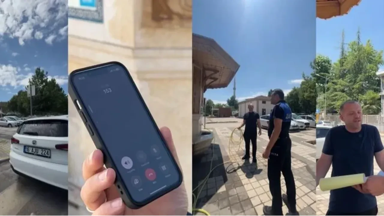Senaryo gerçek oldu! İnegöl Belediyesi'nden su israfına karşı etkili mesaj