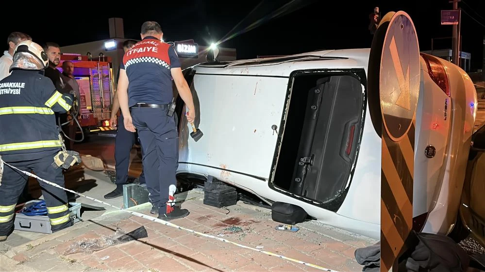 Çanakkale'de meydana gelen kazada 8 kişi yaralandı