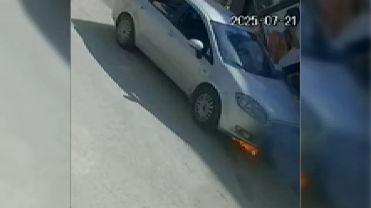 Seyir halindeyken birden alevler içinde kaldı! Korku dolu anlar kamerada