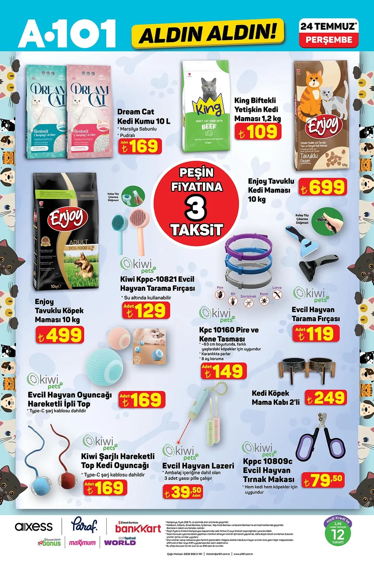 A101 aktüel indirim kataloğu 24 Temmuz: Oyuncu koltuğu, Şişme kano, Tiny house, Kamp çadırı...Perşembe günü satışta!