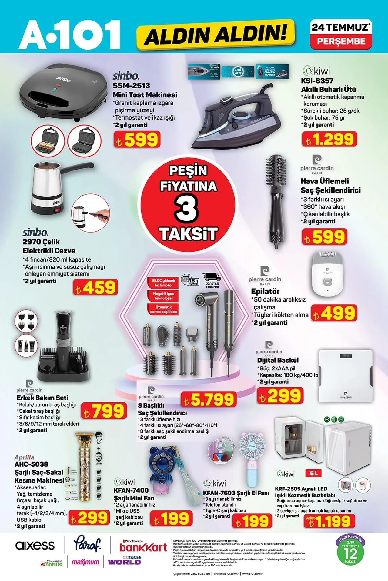 A101 aktüel indirim kataloğu 24 Temmuz: Oyuncu koltuğu, Şişme kano, Tiny house, Kamp çadırı...Perşembe günü satışta!