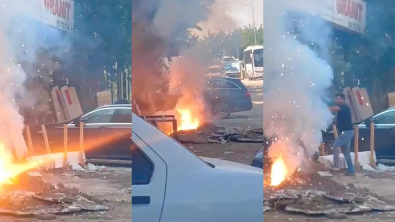 Altyapı çalışmasında faciadan dönüldü! Bomba gibi patladı 