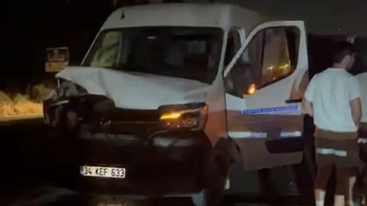Başıboş manda dehşet saçtı! Zincirleme kazada 3 kişi yaralandı 