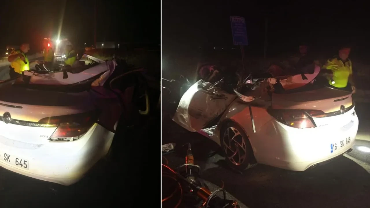 Bursa'da korkunç kaza! Polis memuru ve ailesi hayatını kaybetti