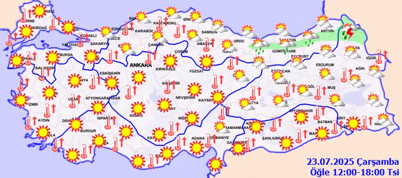 Meteoroloji uyardı: Sıcaklık rekor kıracak! İşte en riskli iller ve ilçeler