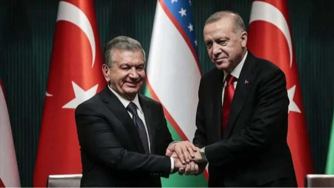 Cumhurbaşkanı Erdoğan Özbekistan Cumhurbaşkanı Mirziyoyev ile görüştü