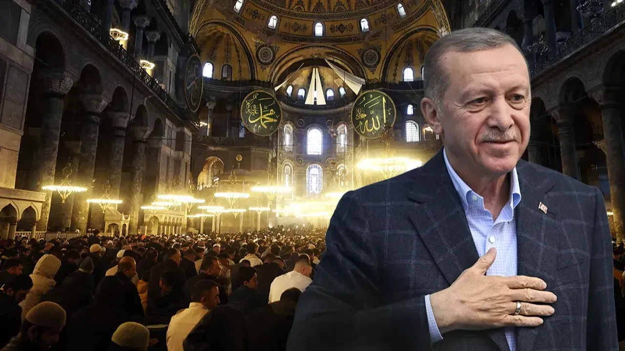 Cumhurbaşkanı Erdoğan'dan 5. yıl dönümünde Ayasofya paylaşımı