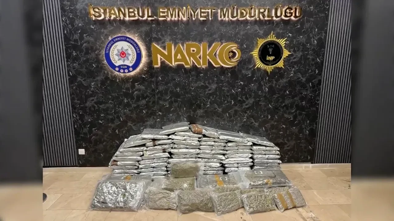Esenyurt'ta uyuşturucu operasyonu! 144 kilo skunk ele geçirildi 