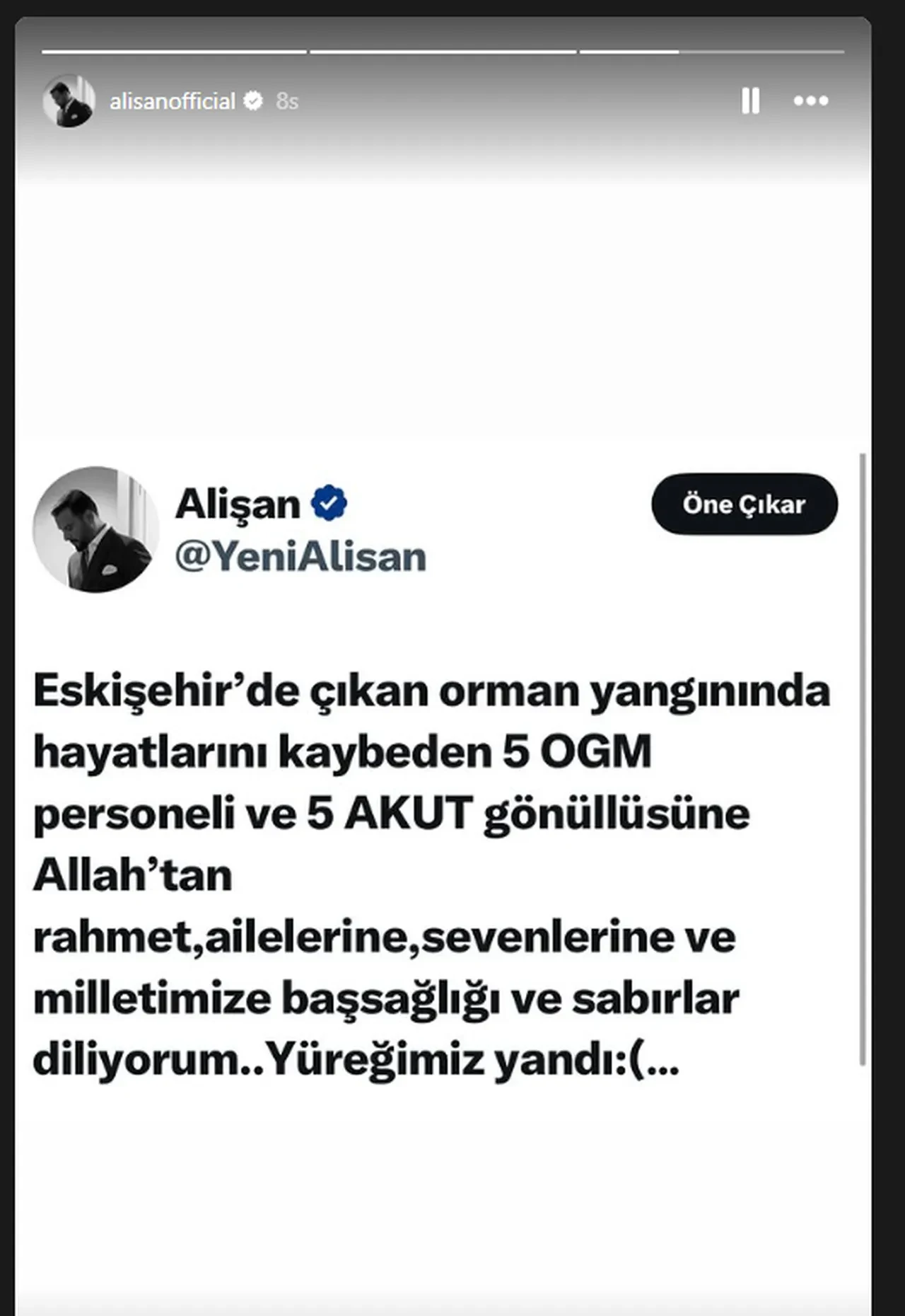 Eskişehir'deki orman yangınında 10 şehit! Ünlü isimlerden baş sağlığı mesajı yağdı