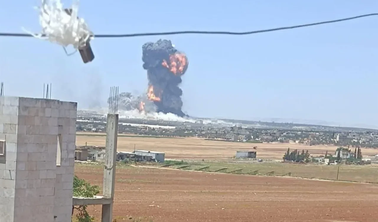 İsrail, Suriye'nin İdlib kentine hava saldırısı düzenledi! Mühimmat deposu havaya uçtu