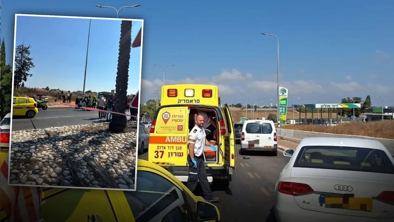 İsrail'de bir otomobil otobüs durağına daldı! Çok sayıda yaralı var