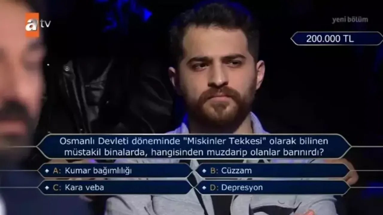 Miskinler Tekkesi nedir kimler kalırdı? Kim Milyoner Olmak İster’de 200 bin TL’lik soru