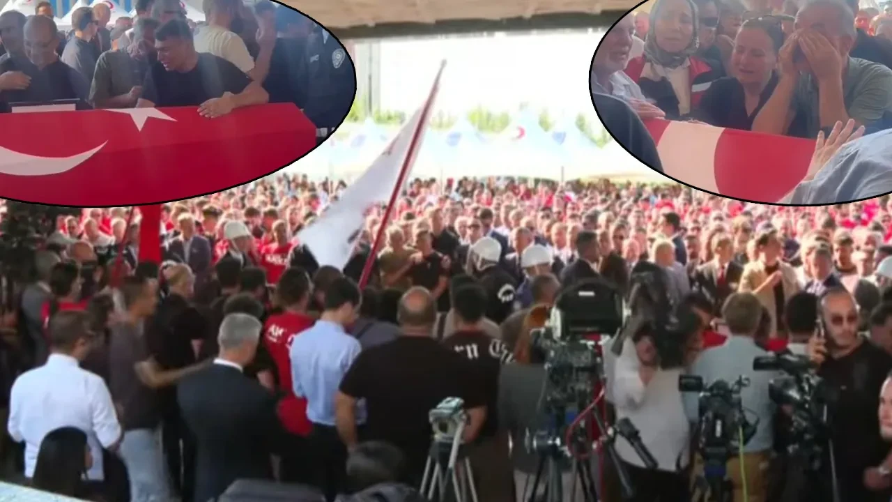 Orman yangını şehitlerine veda! Gözyaşları sel oldu