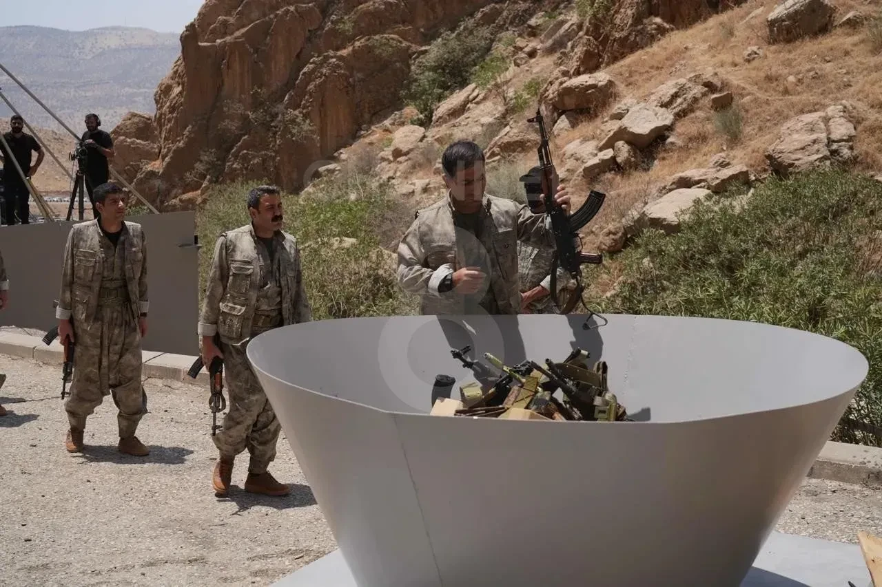 PKK'nın silah bırakma sürecinde son durum! Mağaralara beton dökülüyor