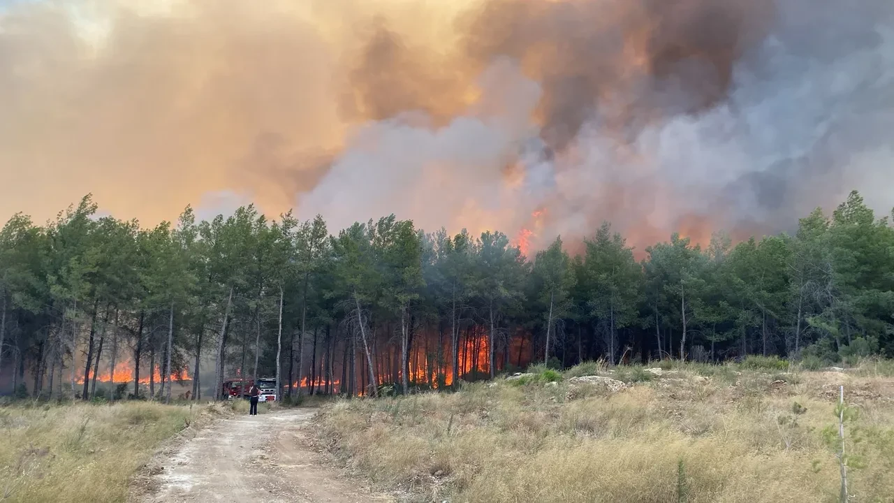 Antalya'da yangın söndürüldü mü, nerede? Son dakika orman yangınına müdahale